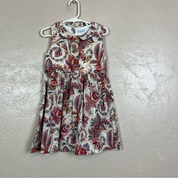 Edgehill‎ Collection Girl 4T  Floral Smocked Sleeveless Dress Spring Summer - Picture 8 of 8